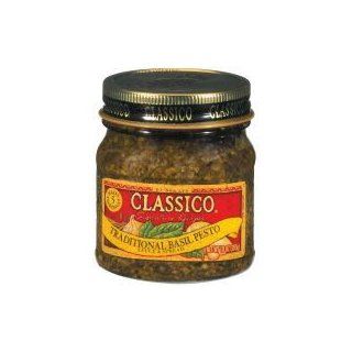 Classico Traditional Basil Pesto [Case Count 16 per case] [Case Contains 129 OZ]  Pesto Sauces  Grocery & Gourmet Food