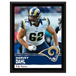 Harvey Dahl St. Louis Rams Sublimated 10.5 x 13 Plaque