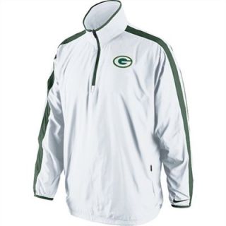 Nike Mens Green Bay Packers Woven Coaches Jacket