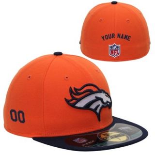 New Era Denver Broncos Mens Customized On Field 59FIFTY Football Structured Fitted Hat