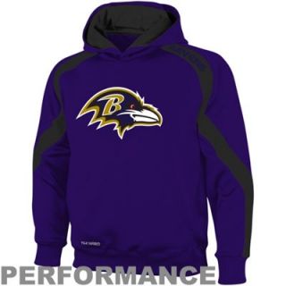 Baltimore Ravens Youth Gameday Pullover Performance Hoodie   Purple