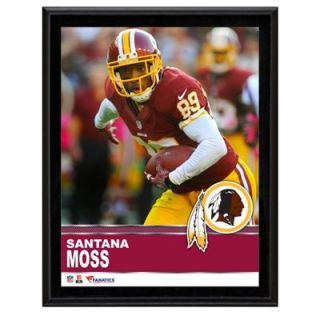 Santana Moss Washington Redskins Sublimated 10.5 x 13 Plaque