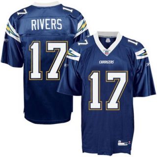 Reebok Philip Rivers San Diego Chargers Youth Premier Tackle Twill Jersey   Navy Blue