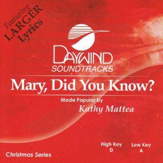 Mary Did You Know? [Accompaniment/Performance Track] Music