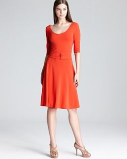Armani Collezioni Full Skirt Dress   Three Quarter Sleeve's