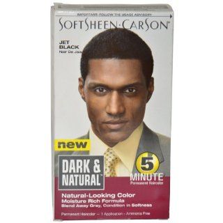 Softsheen Carson Dark and Natural Hair Color, Jet Black  Chemical Hair Dyes  Beauty