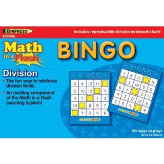 Edupress Ep 2446 Math In A Flash Bingo Division Toys & Games