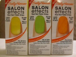 Sally Hansen Salon Effect Variety Pack Nail Polish Strips Health & Personal Care