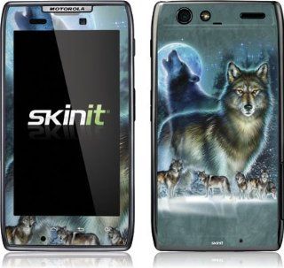 Liquid Blue   Lone Wolf   Droid Razr Maxx by Motorola   Skinit Skin Cell Phones & Accessories