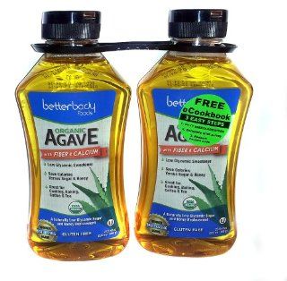 Better Body Foods Organic Agave with Fiber & Calcium   2 Pack 23.5 wt. oz. each  Grocery & Gourmet Food