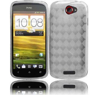 For HTC One S TPU GEL SKIN CASE COVER Clear + with Free Gift Aplus Pouch Cell Phones & Accessories