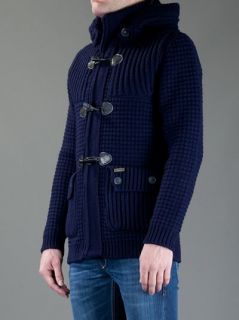 Bark Knit Duffle Coat