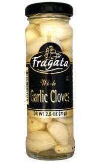 Fragata Whole Garlic Cloves, 2.5 Ounce Jars (Pack of 8)  Garlic Produce  Grocery & Gourmet Food