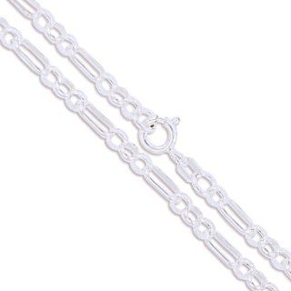 Sterling Silver Ralt Rolo Chain 3.5mm Solid 925 Italy Figure Eight Necklace 18" Jewelry