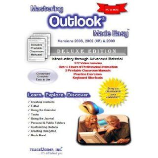 Mastering MS Outlook Made Easy Training Tutorial v. 2003 through 97   How to use Microsoft Outlook Video e Book Manual Guide. Even dummies can learnthrough Advanced material from Professor Joe TeachUcomp, Inc. 9781934131015 Books