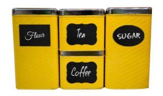 36 Reusable Large Chalkboard Labels Variety Pack   CHALKY TALKY Brand   Large Sized Are Removable & Re writable To Use for Kitchen Canisters & Jars, Especially Mason   In Oval, Rectangle, Fancy Styles  Lifetime Replacement Guarantee See Details Of