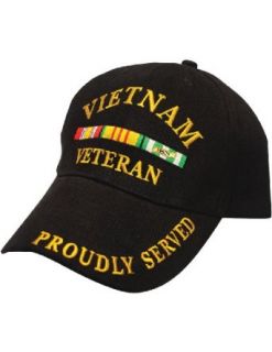 Veteran Proudly Served In Vietnam War Cap Baseball Style Hat Clothing