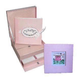 Baby's Keepsake Box with Baby Book (Pink)  Baby