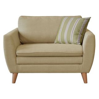 Cream/Green Hove snuggler chair