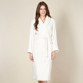 Lounge & Sleep Online exclusive cream fleece robe
