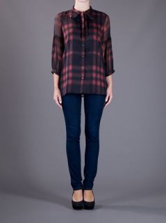 Burberry London Checkered Blouse