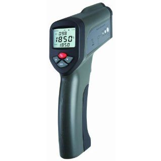 WCI Quality Handheld Pro Non Contact IR Infrared Thermometer Gun With Laser Targeting And Type K Input   High Speed Accurate C Or F Temperature Measurements From Far   LCD Display   For Electrical, HVAC, Automotive Diagnostics, Or Cooking Etc.   Stud Fin