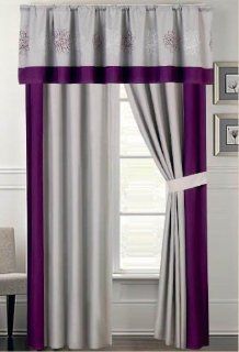 Provence Embroidered Curtain Set   Window Treatment Curtains