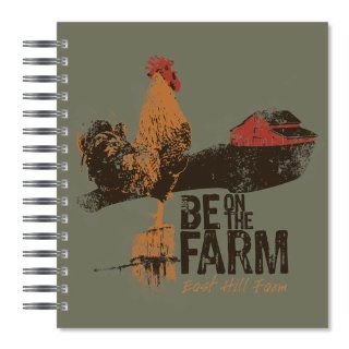 ECOeverywhere Be On The Farm, Rooster, Picture Photo Album, 18 Pages, Holds 72 Photos, 7.75 x 8.75 Inches, Multicolored (PA14354)  Wirebound Notebooks 