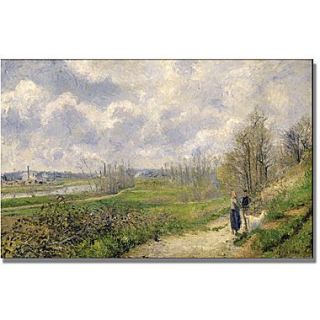 Trademark Global Camille Pissarro La Sente du Chou Canvas Art, 30 x 47