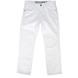 Southpole Color Denim Crinkle Pants   Mens   Casual   Clothing   White