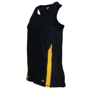  Two Color Singlet   Womens   Running   Clothing   Black/Gold