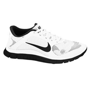 Nike Free 4.0 V3   Womens   Running   Shoes   White/Black