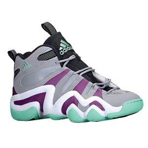 adidas Crazy 8   Mens   Basketball   Shoes   Mid Grey/Tribe Purple/Bahia Mint