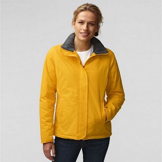 Lands End Gold hooded squall jacket