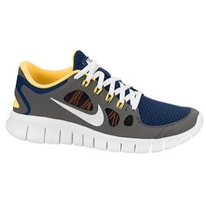 Nike Free 5.0   Boys Grade School   Running   Shoes   Cool Grey/Black/White/Military Blue