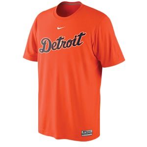 Nike MLB Dri Fit Practice T Shirt   Mens   Baseball   Clothing   Detroit Tigers   Orange