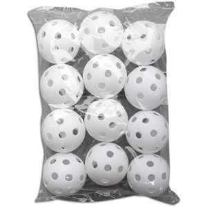 Champro Baseball Size Plastic Practice Balls   Baseball   Sport Equipment   White