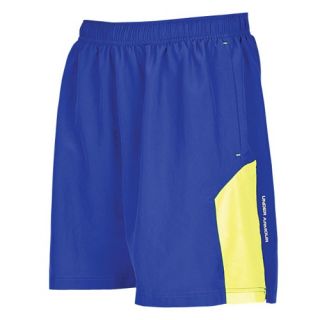 Under Armour HeatGear 7 Pocketed Run Shorts   Mens   Running   Clothing   Caspian/High Vis Yellow/Reflective