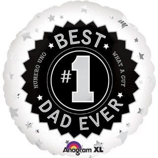 18" Best Dad Ever Hx Foil Balloon (1 per package) Toys & Games