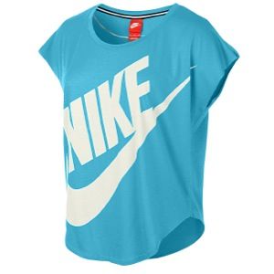 Nike Signal Loose T Shirt   Womens   Casual   Clothing   Black/Sail