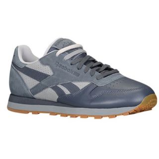 Reebok Classic Leather   Mens   Running   Shoes   Graphite/Flat Grey/Gum