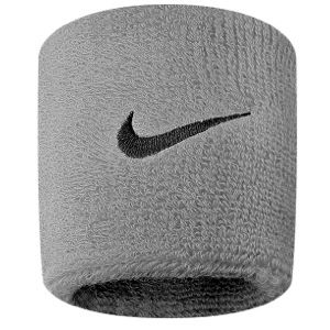 Nike Swoosh Wristbands   Mens   Football   Accessories   Grey/Black
