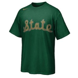 Nike College Hyper Elite T Shirt   Mens   Basketball   Clothing   Michigan State Spartans   Dark Green