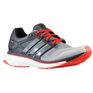 adidas Energy Boost 2   Mens   Running   Shoes   White/Carbon/Light Scarlet