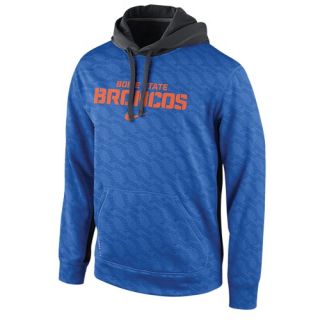 Nike College KO ThermaFit Pullover Hoodie   Mens   Football   Clothing   Boise State Broncos   Royal