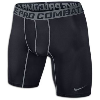 Nike Pro Combat Compression 6 Short 2.0   Mens   Training   Clothing   Dark Obsidian/Cool Grey