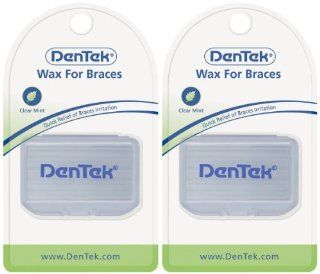 Dentek Dentek Wax For Braces Mint, Mint 1 each (Pack of 2) Health & Personal Care
