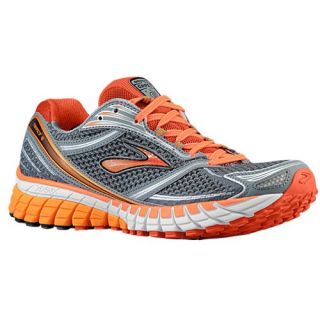 Brooks Ghost 6   Mens   Running   Shoes   Pavement/Silver/Orange