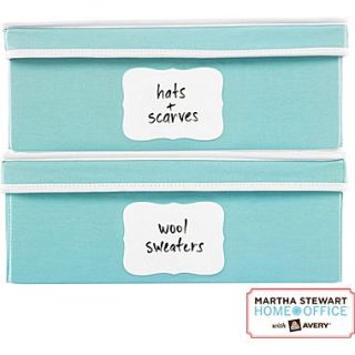 Martha Stewart Home Office™ with Avery™ Dry Erase Labels, Flourish, 3 3/4 x 5 3/16, 6/Pack