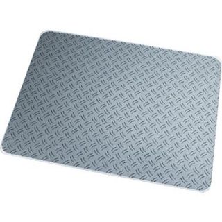 Floortex Ripple Grey Polycarbonate Chair Mat, Rectangular, 36x48